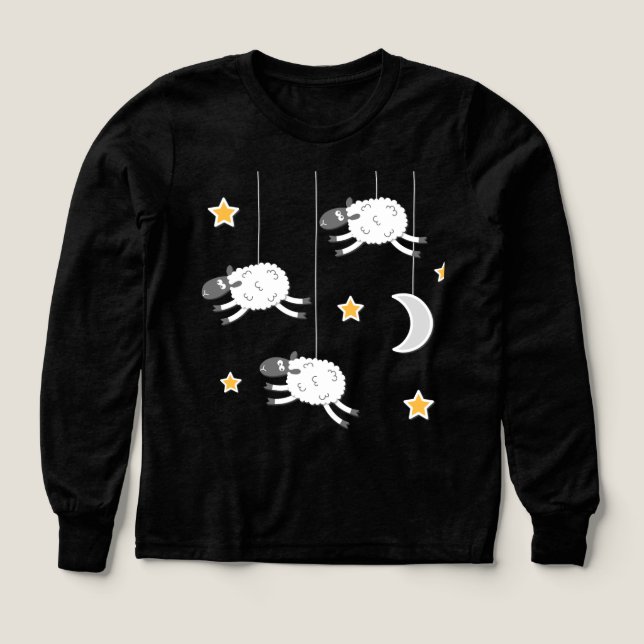 Sleepy Night Sheep Sweatshirt (Motif recto)