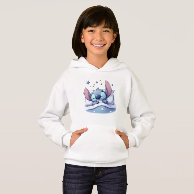 Sleepy Stitch Hoodie for Kids (Devant entier)