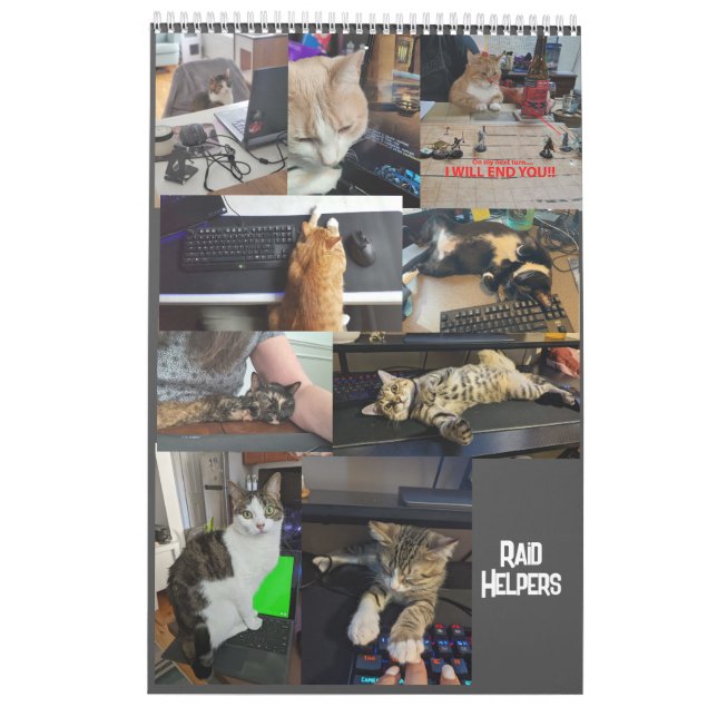 Sleuth o' Floofs Calendrier 18 mois (Dos)