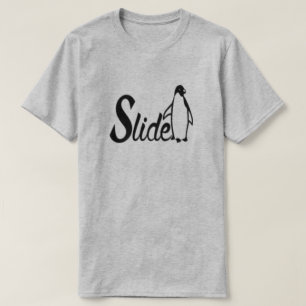 Slide Penguin Spirit Design animal T-shirt