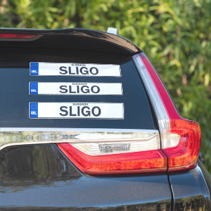 Sligo de comté Sligo Stickers de plaque d'immatric