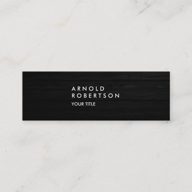 Slim Wood Effect Carte de visite professionnel ten (Devant)