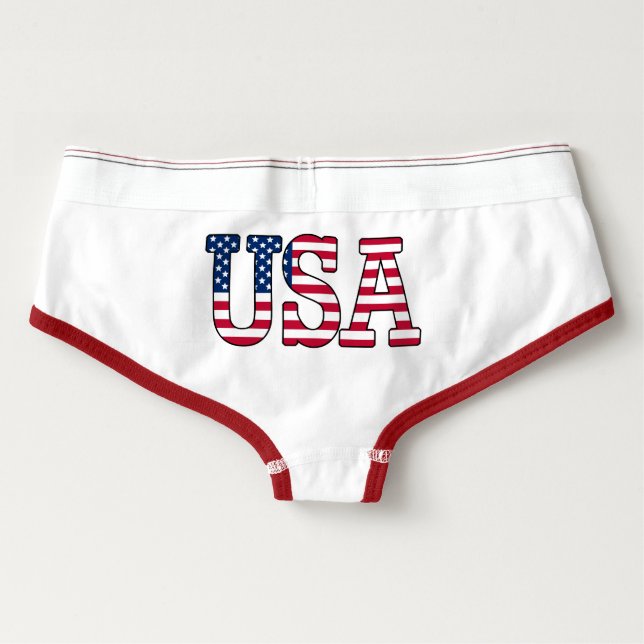 Slip États-Unis Drapeau Américain Culotte de sous-vêtem (Dos)