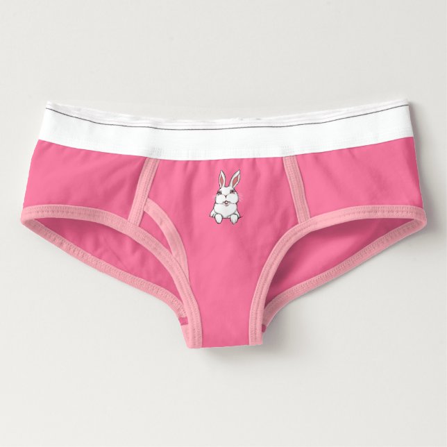 Slip Pâques culottes Femme Lapin de Pâques Sous-vêtemen (Devant)