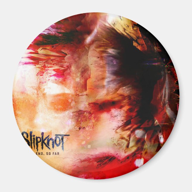 Slipknot custom round magnet (Devant)