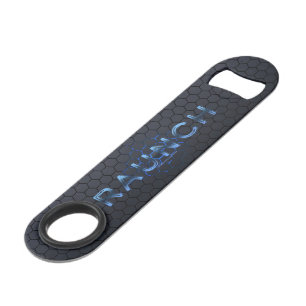 SlipperyJoe's runch métallique grandes lettres ble