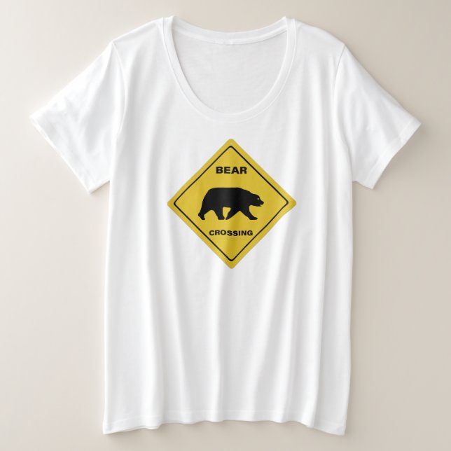SlipperySignal de passage de l'ours de Joe silhoue (Design devant)