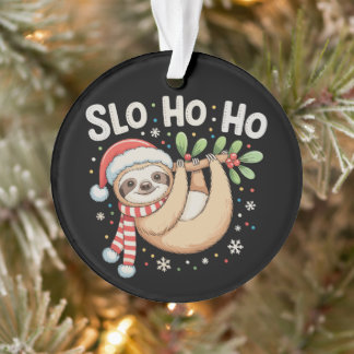 Slo Ho Ho Joyeux Paresseux Noël Paresseux Christma