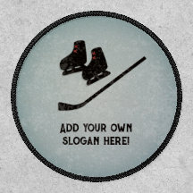 Slogan de hockey pour le slogan de l'amoureux des
