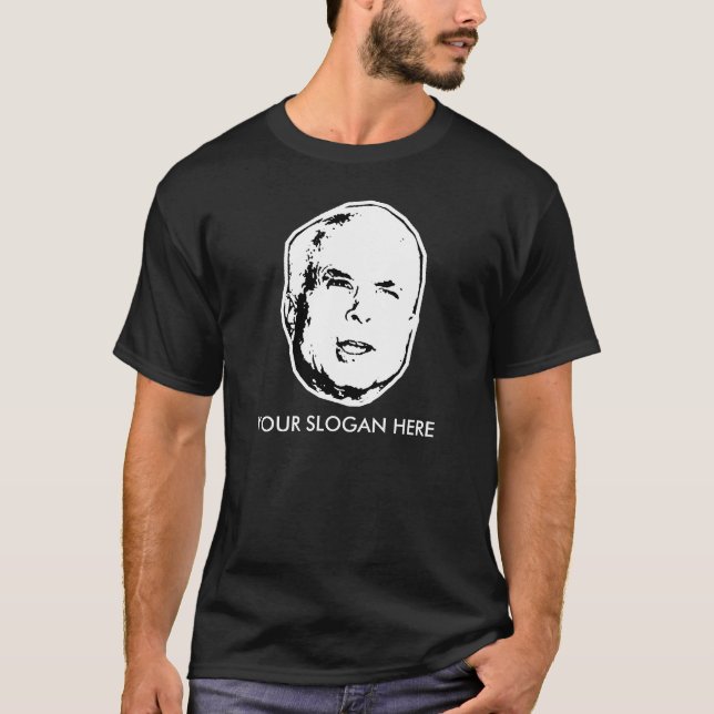 Slogan de T-shirt de John McCain/personnalisable (Devant)