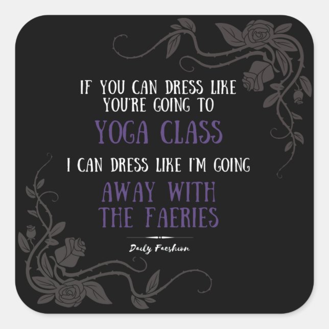 Slogan Faeshion quotidien - Sticker noir (Devant)