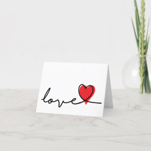 Slogan Love. Jour de Saint Valentin, carte de voeu