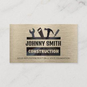 Slogans de construction Cartes de visite
