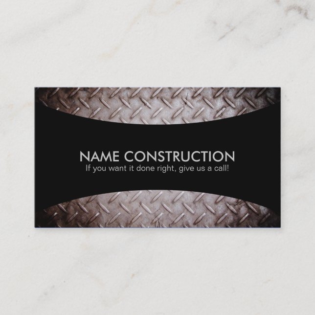 Slogans de construction Cartes de visite (Devant)