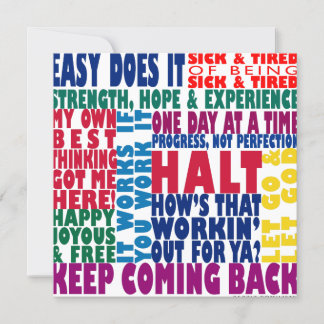 Slogans en 12 étapes