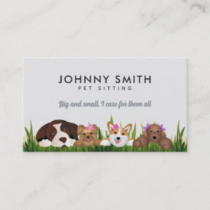 Slogans pour animaux de compagnie Carte de visite
