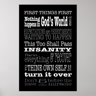 Slogans & Sayes AA 1 Poster