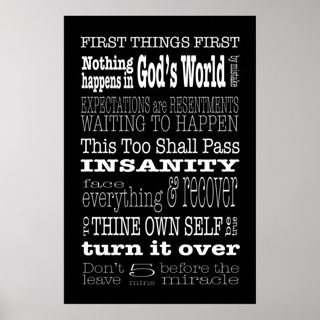 Slogans & Sayes AA 1 Poster (Devant)