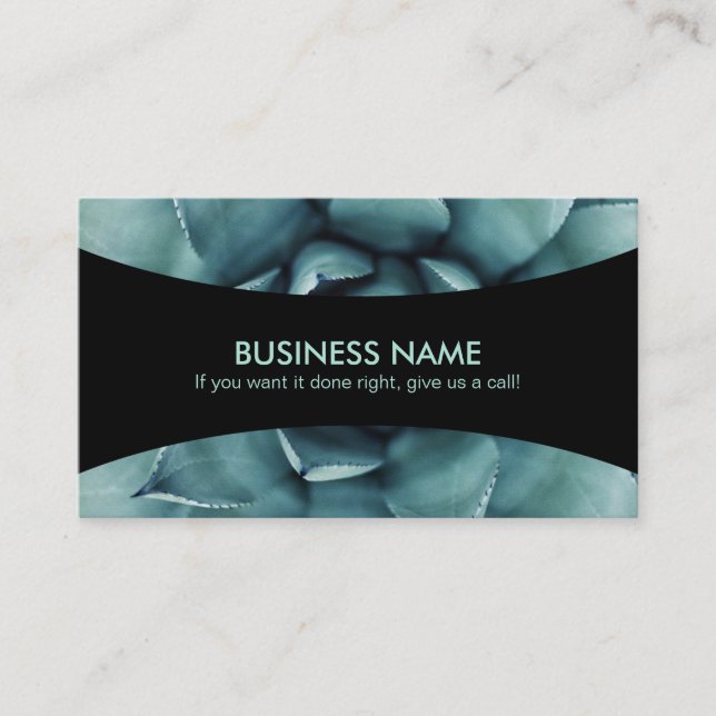Slogans Succulents Cartes de visite (Devant)
