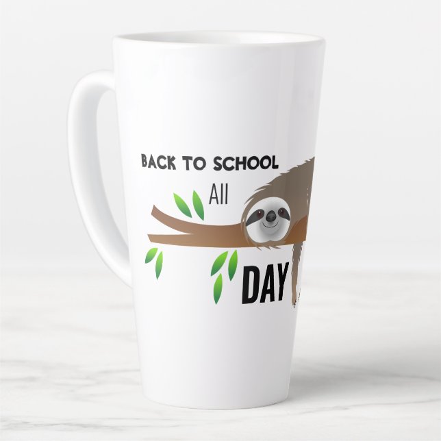 Sloth Back to School All Day Mug (Angle gauche)