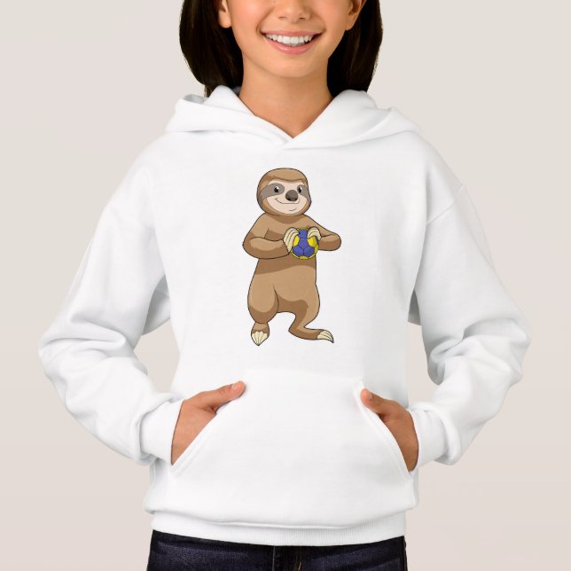 Sloth comme joueur de handball avec Handball (Devant)