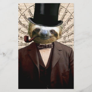 Sloth Man Victorian Steampunk Anthropomorphique