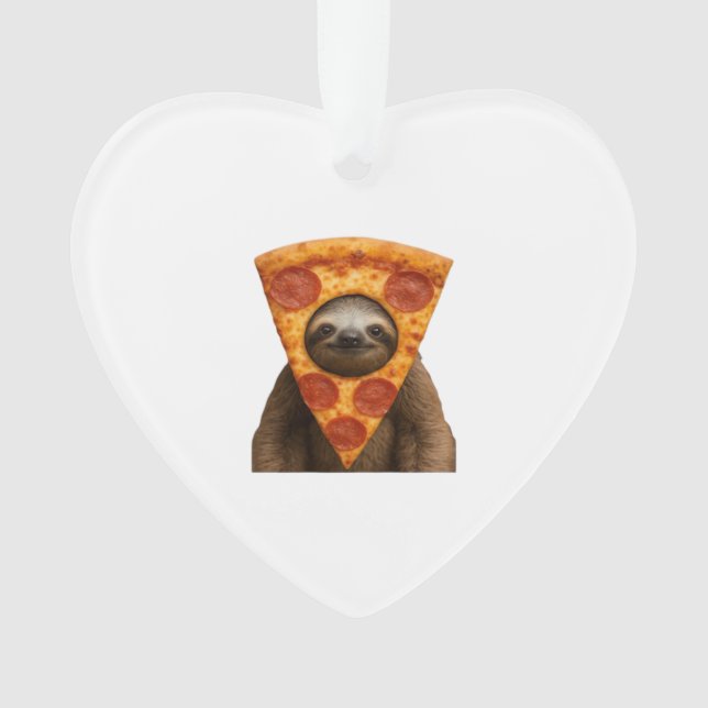 Sloth pizza funny weird prank meme cute happy chri (devant)