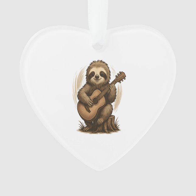 Sloth Playing Guitar (devant)