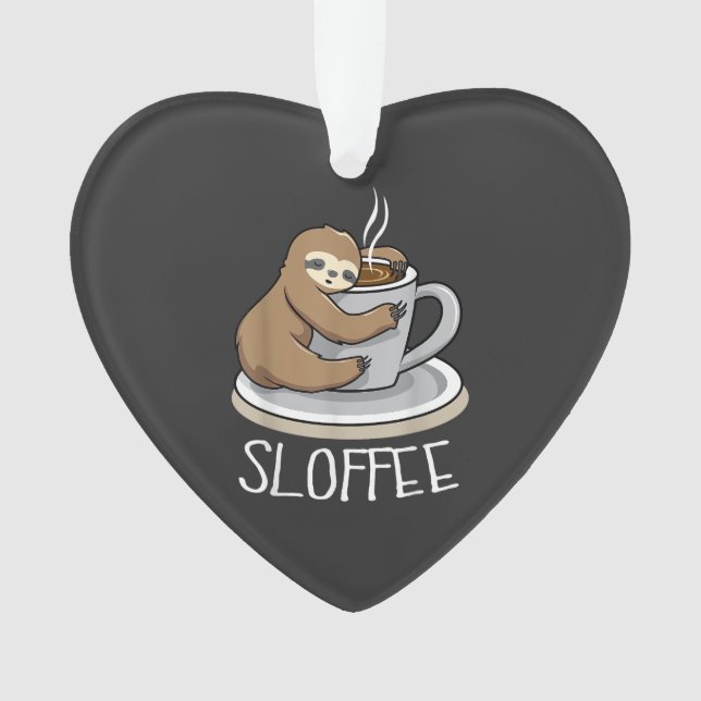 Sloth Sleep at Cup of Coffee Funny Sloth Sloffee T (devant)