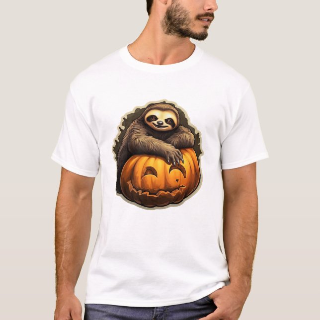 Sloth themed halloween Classic T-Shirt (Devant)
