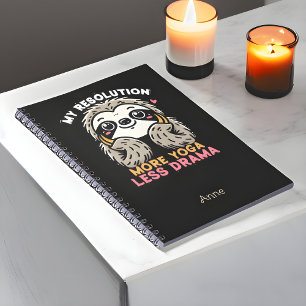 Sloth Yoga Carnet - Plus de Yoga moins de drame