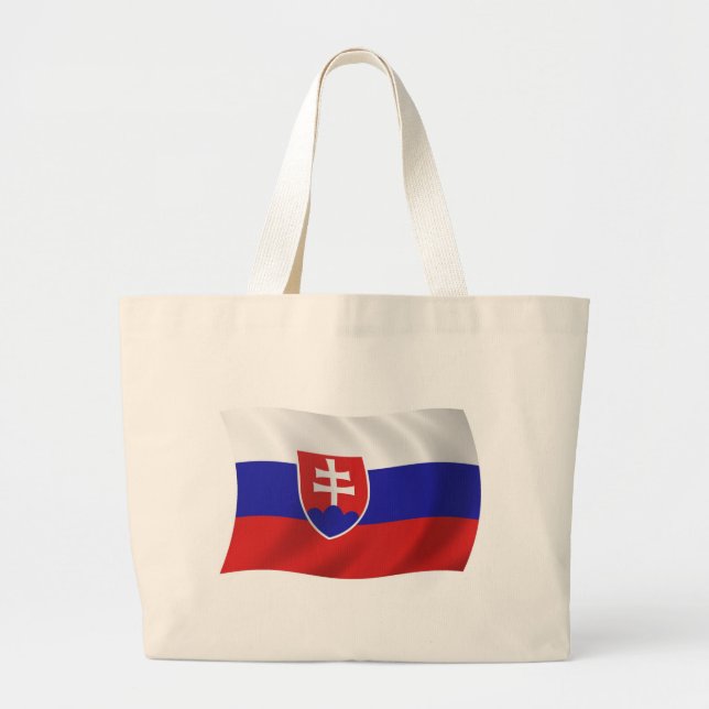 Slovakia Flag Tote Bag (Devant)