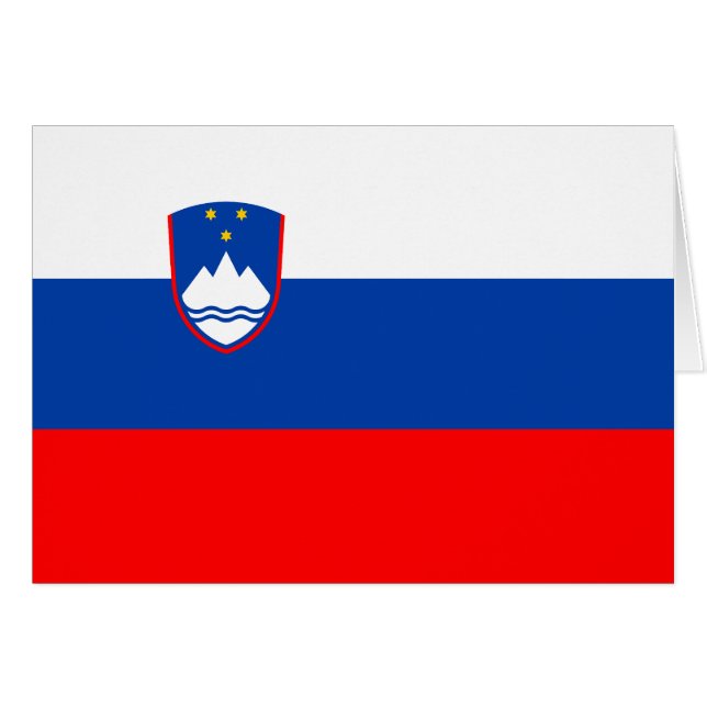 Slovenia Flag (Devant horizontal)