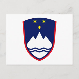 Slovénie Armoiries Carte postale