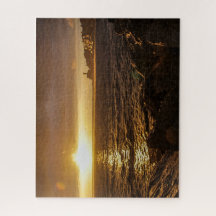 Slovénie Jigsaw Puzzle - Coucher de soleil sur Pir