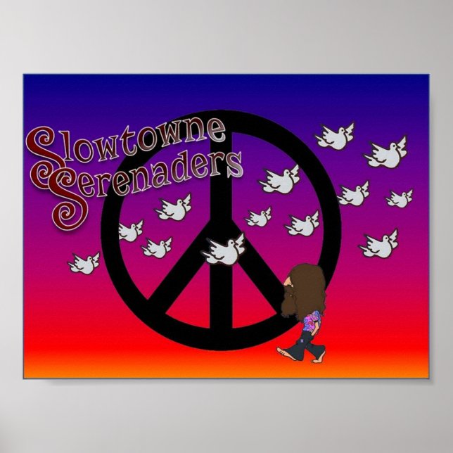 Slowtowne Serenaders Peace Poster (Devant)