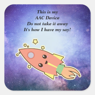 SLP AAC Aids - Stickers ALERT pour appareils - Esp