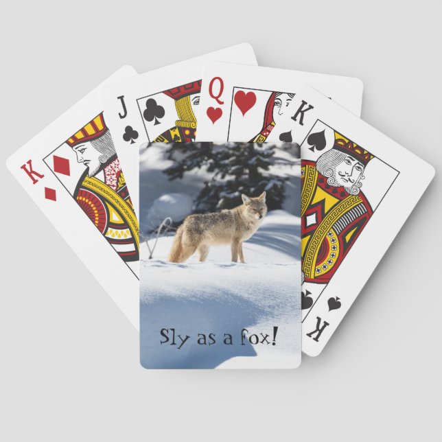 Sly comme un Renard ! Cartes à jouer avec des anim (dos)