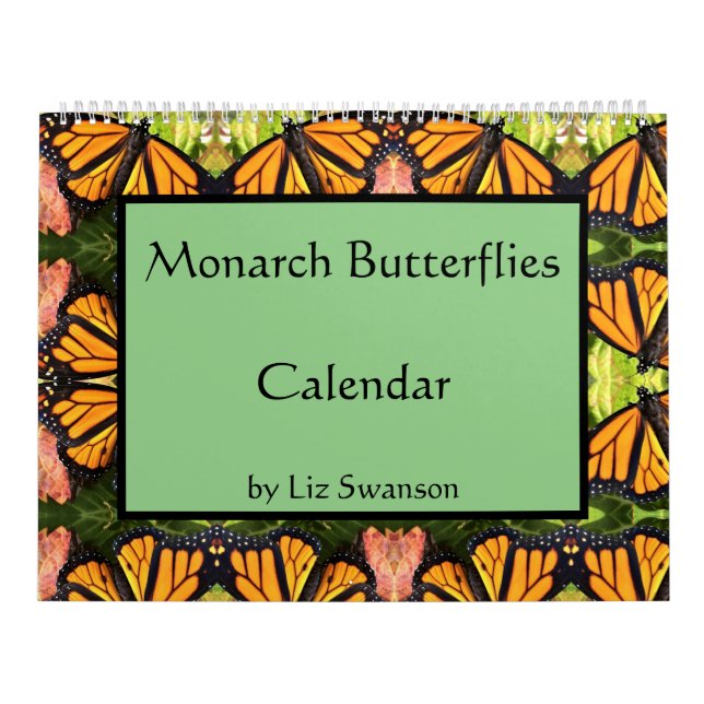 Sm, Med, Lg Calendrier - Papillons Monarques *** (Protection)