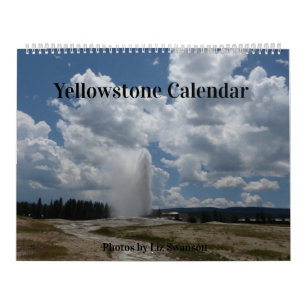 Sm, Med, Lg Calendrier Yellowstone