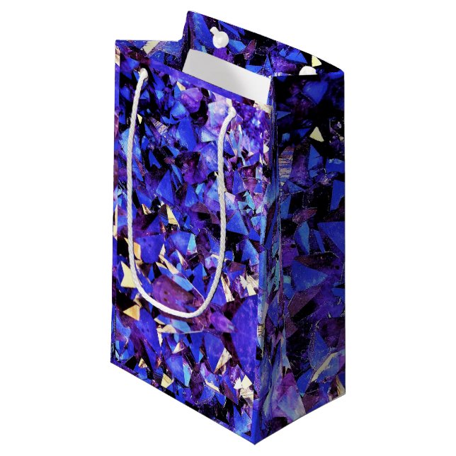 Sm Sac Cadeau Cristal Violet (Devant Angle)