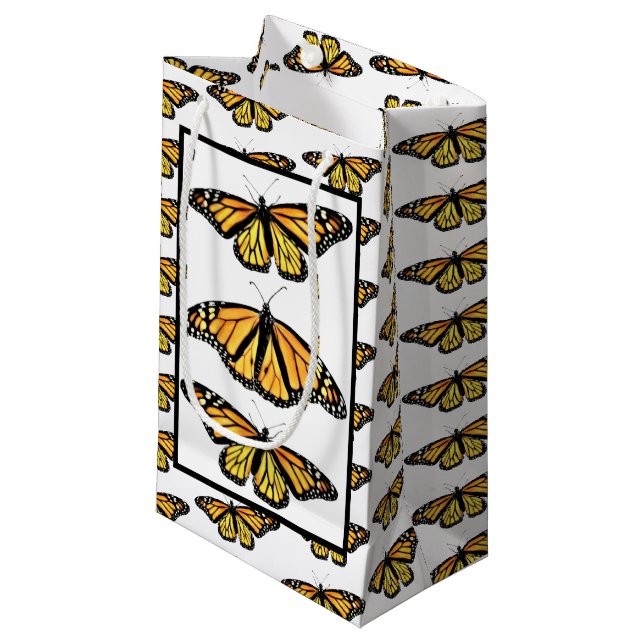 Sm Sac Cadeau Monarch Papillons (Devant Angle)