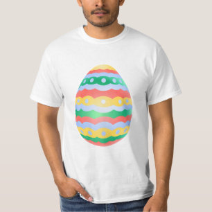 SM unisexe de chemise d'oeuf de pâques de T-shirt