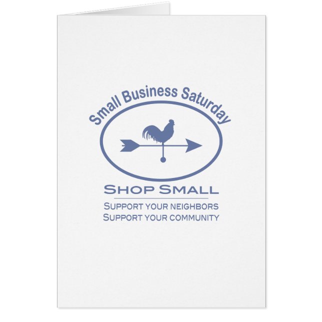 Small Business Saturday Weather vane (Devant)