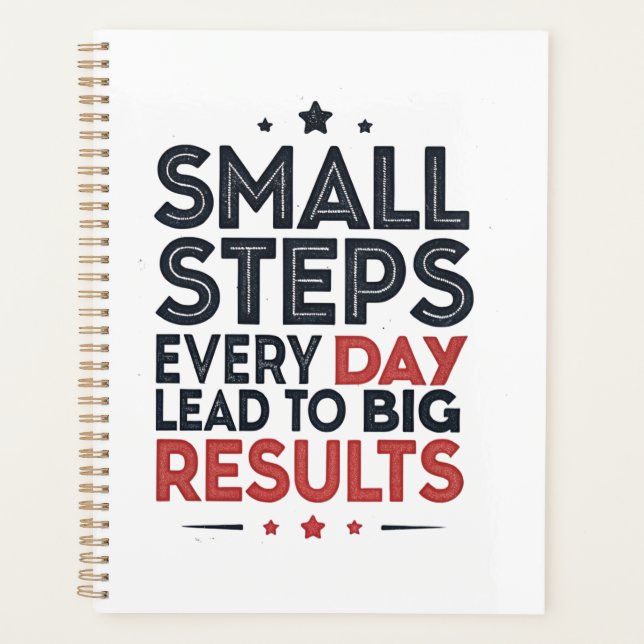 Small Steps Every Day Lead – Motivational Quote De (Devant)