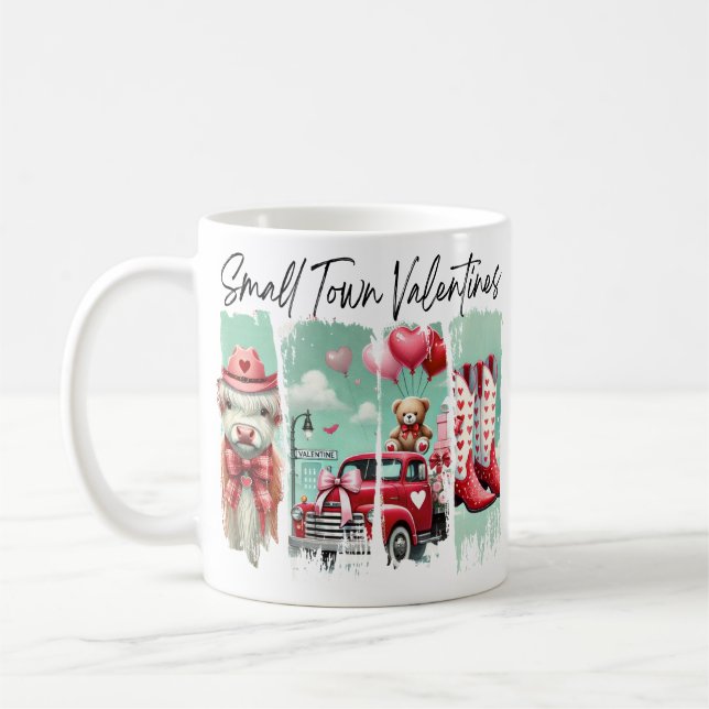 Small Town Valentines Coffee Mug  (Gauche)
