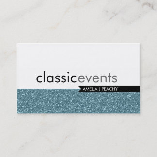 SMART CARTE DE VISITE simple brillance texture ble