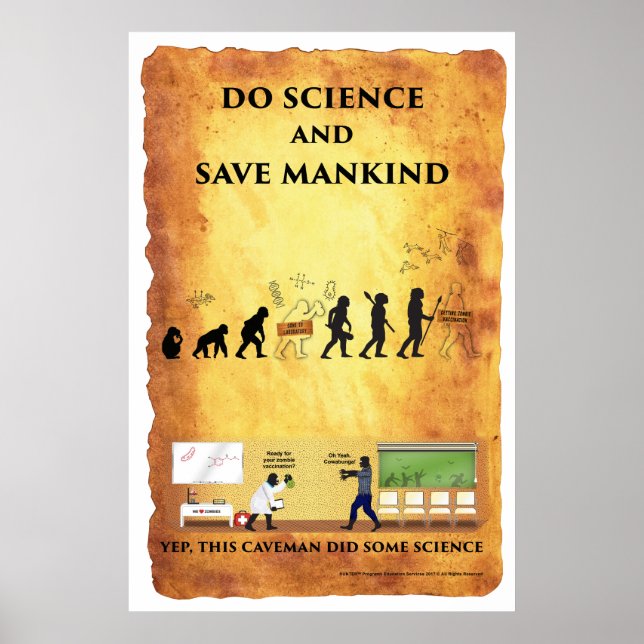 Smart Caveman : Do Science and Save Mankind Poster (Devant)