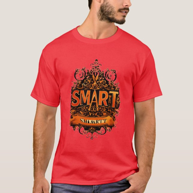 SMART : Conception de T-shirts en lettres modernes (Devant)