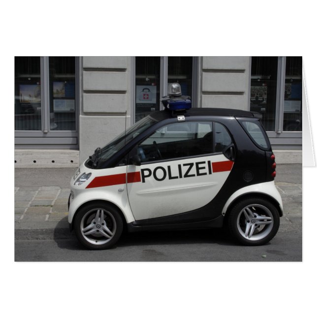 Smart Polizei Auto (Devant Horizontal)
